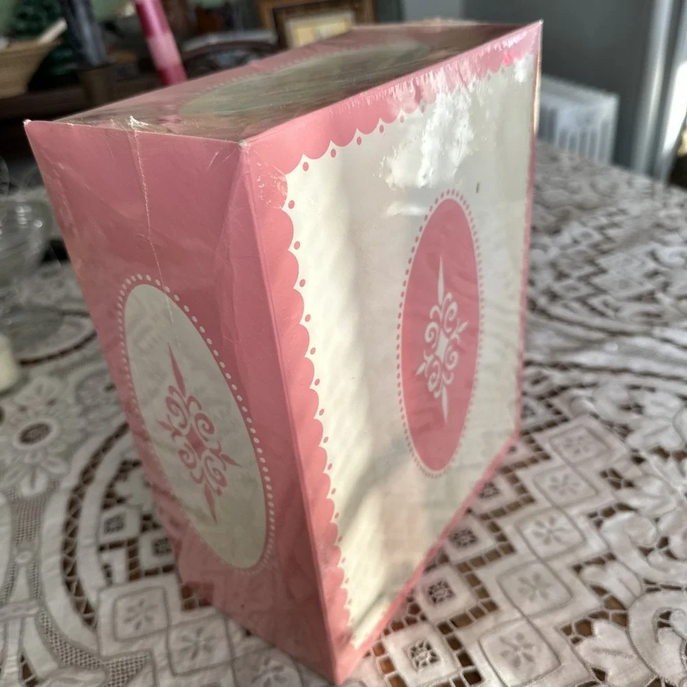 VTG 1960's Boxed Wilton Silver 25th Wedding Anniversary Cake Topper Bride Groom